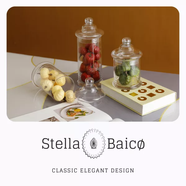 full set of apothecary glass jars