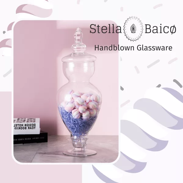 small apothecary glass jar