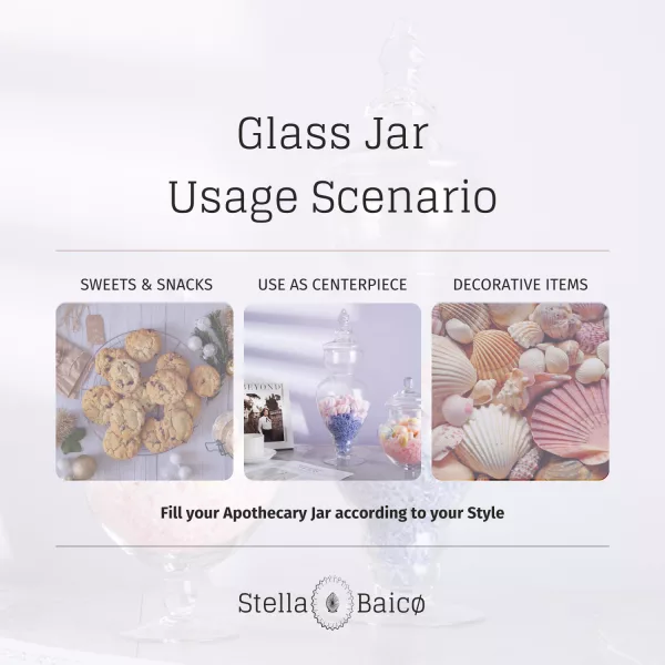 small candy glass jar