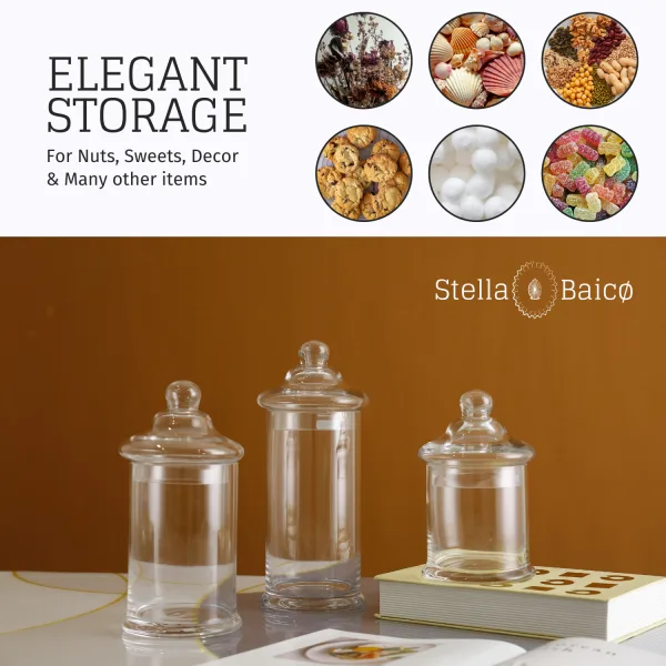 apothecary storage jar set
