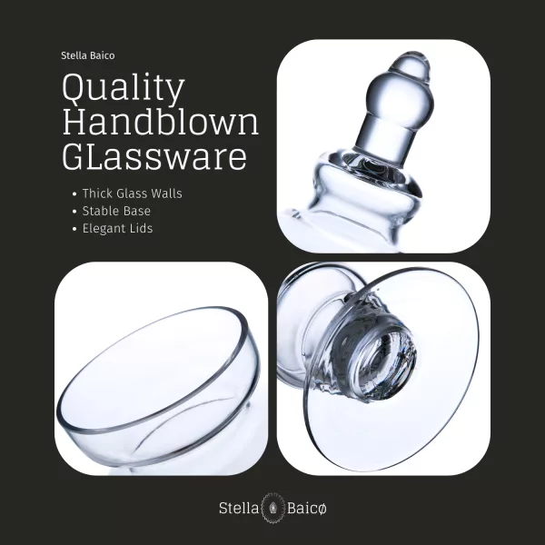 candy glass jar details