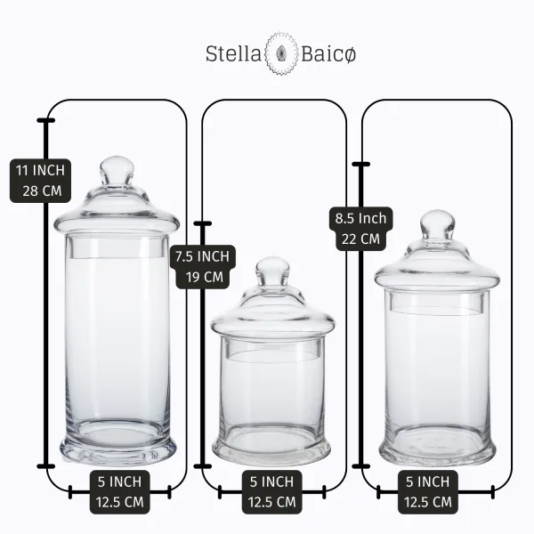apothecary storage jar set