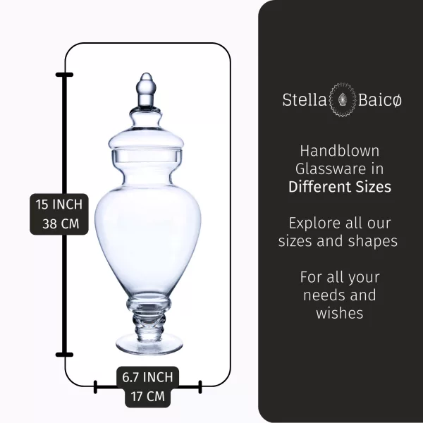 apothecary glass jar all sizes