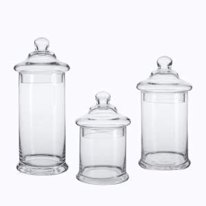 storage glass jar set