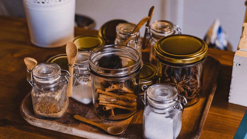 empty glass jars