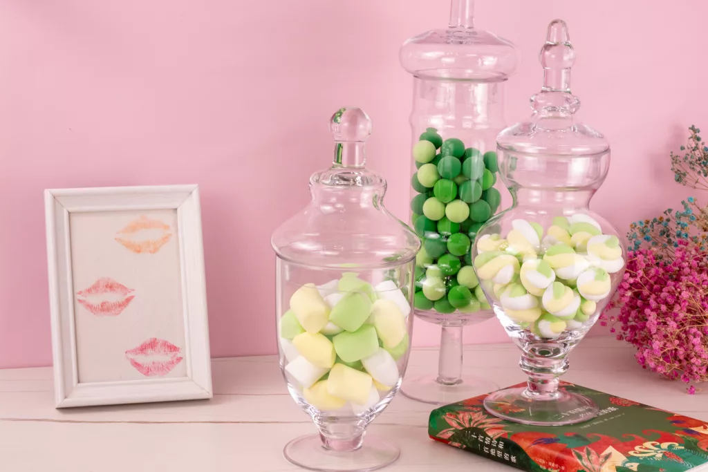 apothecary glass jars