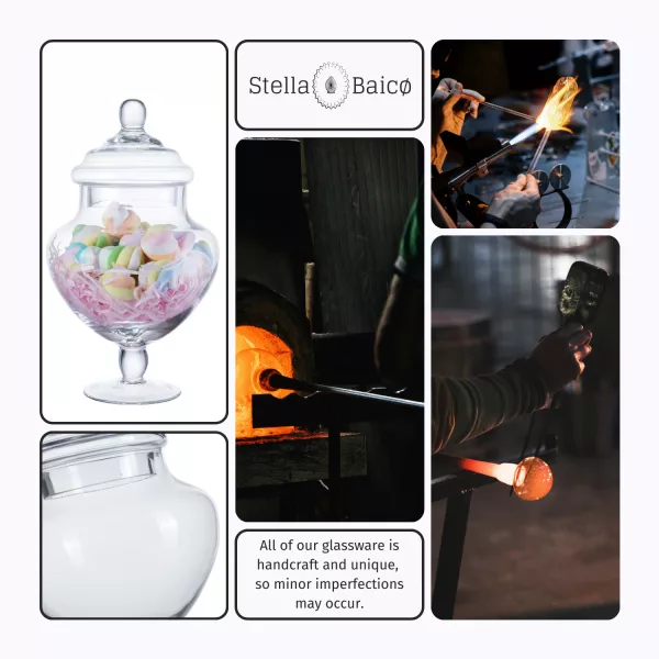 handmade glass jar