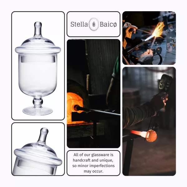 handmade glass jar
